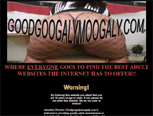 Tablet Screenshot of goodgoogalymoogaly.com